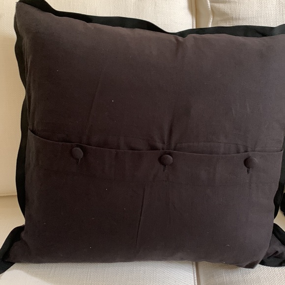 Ethan Allen Linen Paisley Pillow - Picture 4 of 9